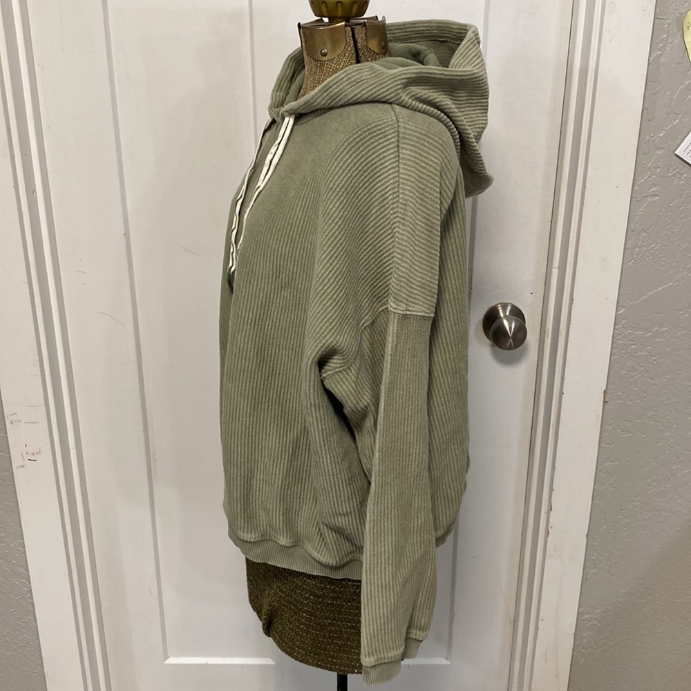 RIBBED AE HOODIE COTTON - Picture 3 of 13